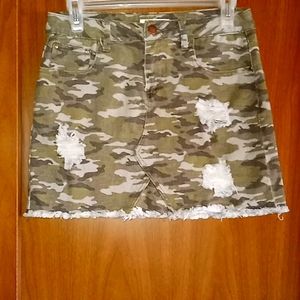 AMP Camo Mini Skirt